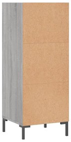 vidaXL Ντουλάπι Γκρι sonoma 34,5x32,5x90εκ. από Επεξεργασμένο Ξύλο