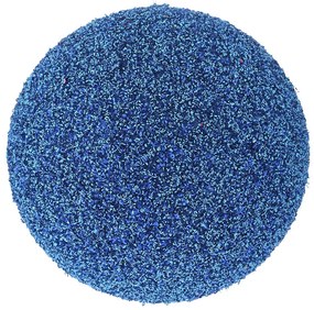 Χριστουγεννιάτικη Μπάλα Polyfoam Μπλε Glitter 20εκ. iliadis 83549