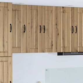 vidaXL Ντουλάπα Τοίχου LUCCA Artisan Δρυς 30 x 31 x 80 εκ.