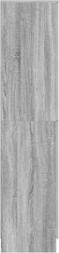 vidaXL Highboard Γκρίζο Σονομα 35 x 39 x 168 εκ.