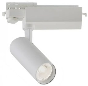 Σποτ Φωτιστικό Ράγας LED IP20 15W 4000K 24 Μοίρες Hercules Viokef 3913-010W-4-S-24 Λευκό