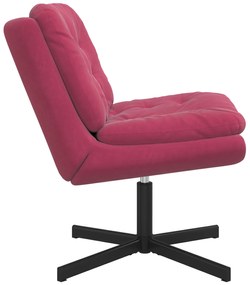 vidaXL Γυριστή Χαλαρωτική Καρέκλα Μπορντό 63 x 75 x 76 εκ Βελούδο