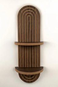 Ράφι Τοίχου Wenge BOBRE 20x13x70