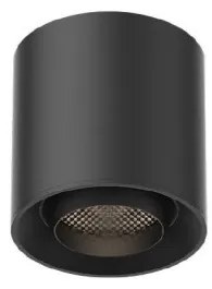 Μαγνητικό Φωτιστικό Ράγας Ultra Thin LED 6W 3CCT Κύλινδρος InLight-TMU0080-Black-Μαύρο TMU0080-Black