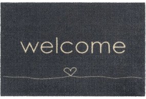 Πατάκι Εισόδου Ambiance 807 Welcome Heart 50X75cm Anthracite Sdim 50X75