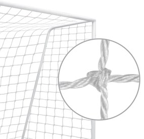 Σετ Δίχτυα Mini Soccer Με Στριφτό Νήμα 5mm 500x200cm 2 τμχ 44909