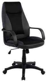 ΚΑΡΕΚΛΑ ΓΡΑΦΕΙΟΥ GAMING SIVIR HM1001.01 ΜΕ ΜΑΥΡΟ PU 59x 60x115 εκ.