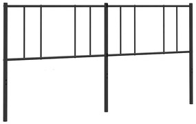 vidaXL Κεφαλάρι Μαύρο 180 εκ. Μεταλλικό