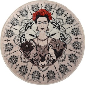 Bathmat Frida Round (100) Multicolor