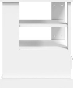 vidaXL Βοηθητικό Τραπέζι Λευκό 50 x 50 x 60 εκ. από Επεξεργασμένο Ξύλο