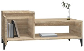 vidaXL Τραπεζάκι Σαλονιού Sonoma Δρυς 100x50x45 εκ. Επεξεργασμένο Ξύλο