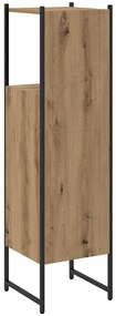 vidaXL Ντουλάπι μπάνιου Δρυς τεχνίτης 33x33x120,5 cm