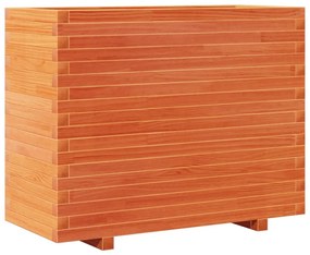 vidaXL Ζαρντινιέρα Καφέ Κεριού 90x40x72 εκ. από Μασίφ Ξύλο Πεύκου