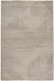 Χαλί Naf Naf Siroc 50813 876 Beige-Grey Βιοκαρπέτ 140X200cm