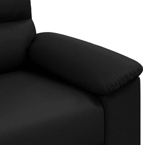 vidaXL Πολυθρόνα Μαύρη 100x81x84 εκ. από Συνθετικό Δέρμα