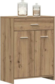 vidaXL Ντουλάπι Μπάνιου Αρτισιανή Δρυς 60x33x80 εκ. Επεξ. Ξύλο