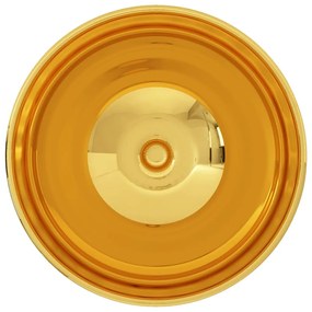 Νιπτήρας Χρυσός 32,5 x 14 εκ. Κεραμικός - Χρυσό