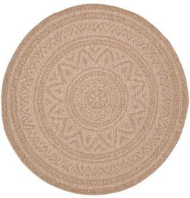Χαλί Ψάθινο Avanos 8871 White Royal Carpet 200X200cm Round