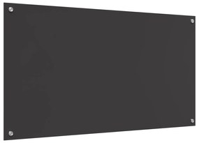 vidaXL Πλακάκι Κουζίνας Σκούρο γκρι 110x60x0,6 εκ. Σκληρυμένο Γυαλί