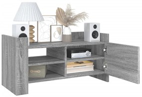 vidaXL Έπιπλο Τηλεόρασης Γκρι Sonoma 80x35x40 εκ. από Επεξεργ. Ξύλο