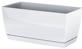 Ζαρντινιέρα Με Πιάτο (29x14.2x13.6) Marhome Coubi Case Λευκό 09-DUPP300-S449