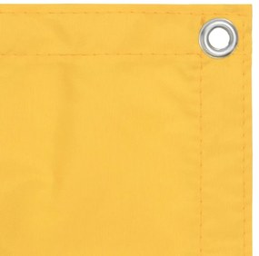 Διαχωριστικό Βεράντας Κίτρινο 120 x 600 εκ. Ύφασμα Oxford - Κίτρινο