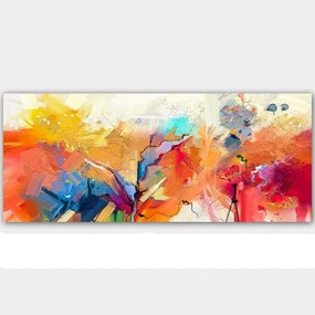 Πίνακας Καμβάς 451ERN1163 120x50cm Multi Wallity Horizontal Καμβάς