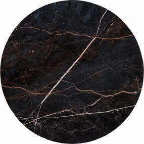 ΕΠΙΦΑΝΕΙΑ ΤΡΑΠΕΖΙΟΥ HPL ΣΤΡΟΓΓΥΛΗ HM6351.34 BLACK MARBLE Φ120εκ.