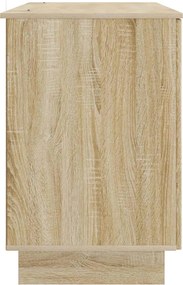 vidaXL Γραφείο Sonoma Δρυς Επεξεργασμένο Ξύλο 142,5 x 50 x 75 εκ.