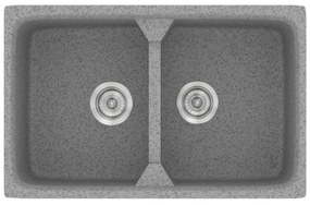 Sanitec Classic 318 Granite Grey Νεροχύτης SAN.318.04.GGR