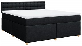 ΚΡΕΒΑΤΙ BOXSPRING ΜΕ ΣΤΡΩΜΑ ΜΑΥΡΟ 180X200 ΕΚ. ΥΦΑΣΜΑΤΙΝΟ 3286775