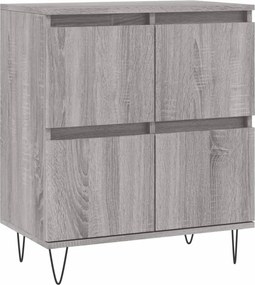 vidaXL Ντουλάπι Γκρι Sonoma 60x35x70 εκ. από Επεξεργασμένο Ξύλο