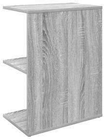 Κομοδίνο Γκρι Sonoma 46,5x29x61 εκ. από Επεξεργασμένο Ξύλο - Γκρι