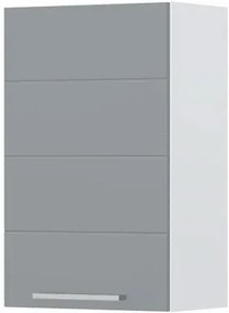 Ντουλάπι κρεμαστό Hudson V7-45-1K-Λευκό - Γκρι