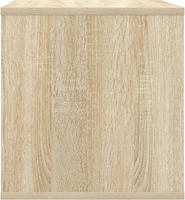 vidaXL Κουτί Άλμπουμ Βινυλίου Sonoma Δρυς 37 x 36,5 x 38 εκ.