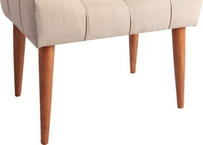 Πουφ Σκαμπό Κρέμα NEW COOL 40x58x45