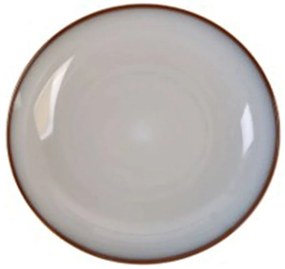 Πιάτο Βαθύ PortoSanto 25.054.02 Φ23cm Beige-Brown Cryspo Trio Clay
