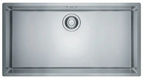 Franke Square BXX 210-80 Ανοξείδωτος Νεροχύτης Inox 'Ενθετη/Flushmount/Yποκαθήμενη Τοποθέτηση Σετ 84x46cm