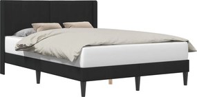 vidaXL Σκελετός Κρεβατιού Μαύρο 120 x 190 cm Βελούδο