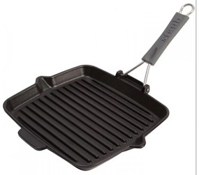 Γκριλιέρα Τετράγωνη Grill Symphony 40509-344 24x24cm Black Staub 24cm Μαντέμι