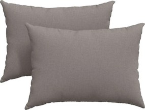 vidaXL Μαξιλάρι Καναπέ 2 pcs Taupe 70 x 50 cm ύφασμα