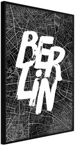 Αφίσα - Negative Berlin [Poster] - 30x45 - Μαύρο - Χωρίς πασπαρτού