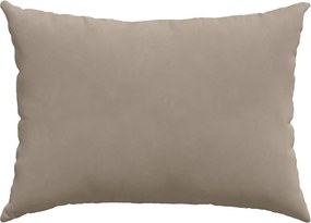 VidaXL Μαξιλάρι Καναπέ 2 τμχ. Ύφασμα Μικροΐνας Taupe 70 x 50 cm
