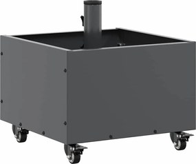 vidaXL Βάση ομπρέλας Ανθρακί 45 x 45 x 45 cm Ατσάλι
