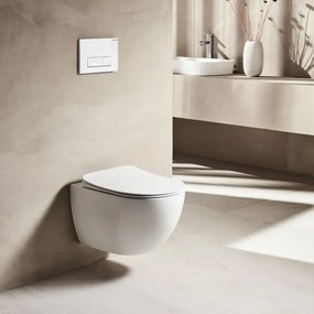 Creavit Free FE320 White Matt - Κρεμαστή Λεκάνη