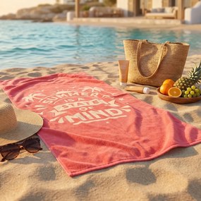 Πετσέτα Θαλάσσης (80x160) Easy Home Velour Summer