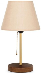 Φωτιστικό Επιτραπέζιο Tipton 0123727 22x14x40cm 1xE27 20W Multi-Beige Megapap Metal,Mdf,Plastic