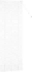 vidaXL Βενετσιάνικες Ρόδες Λευκό 220 x 80 εκ Αλουμίνιο