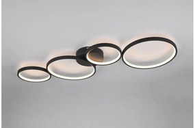 Πλαφονιέρα Φωτιστικό Οροφής LED 37W Switch Dimmer Rondo Trio Lighting-622610432-Μαύρο 622610432