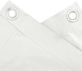 vidaXL Περίφραξη Μπαλκονιού Προστατευτική Λευκή 500x75 εκ. από PVC